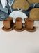 Set of 6 vintage stoneware mugs