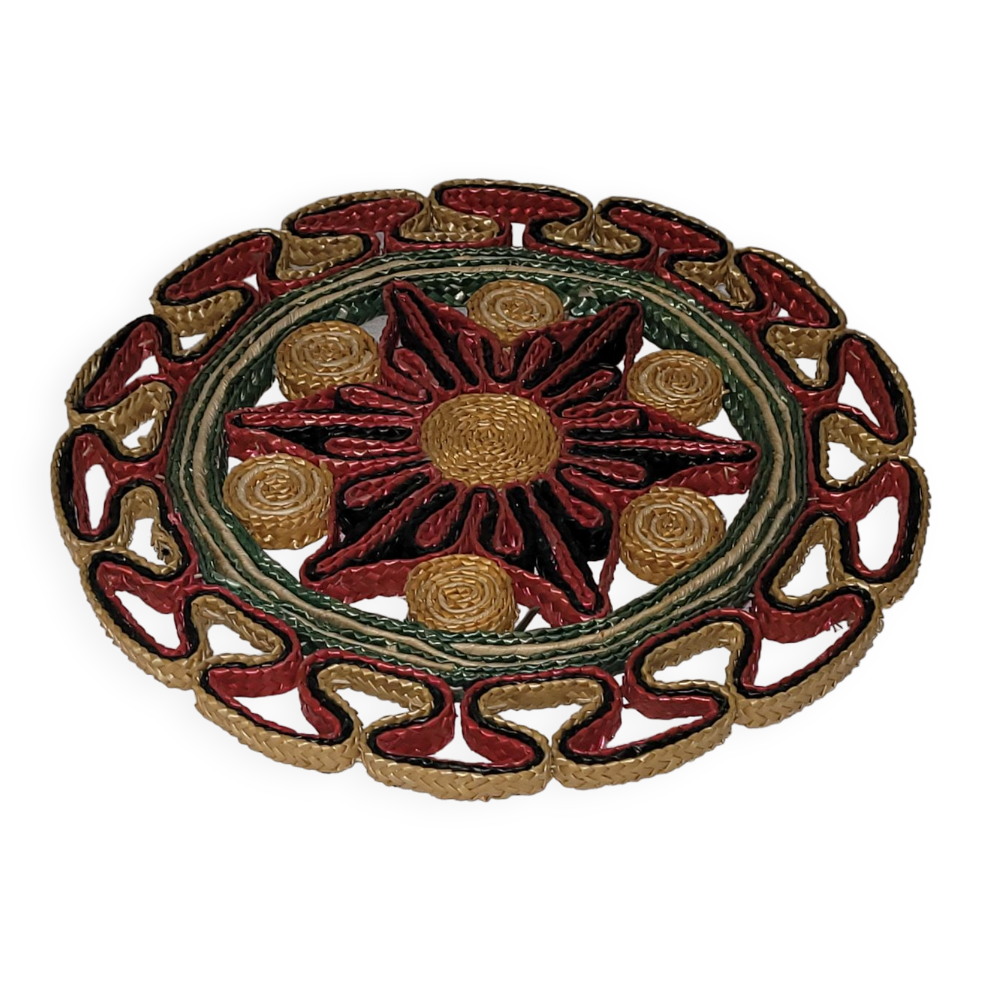 Large straw trivia - vintage