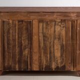Ancienne commode rouge marron (vers 1920)