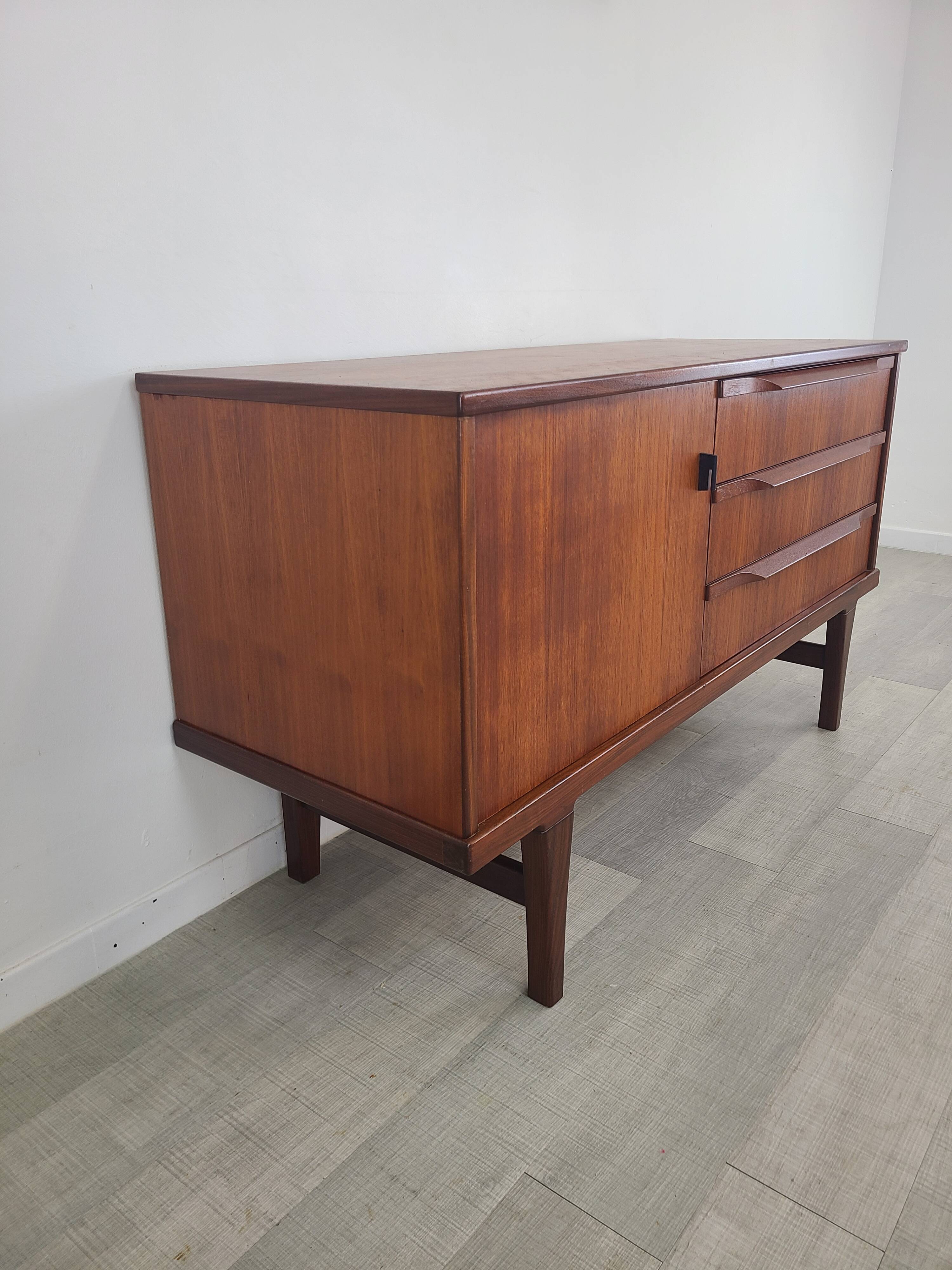 Scandinavian teak sideboard vintage 1960s