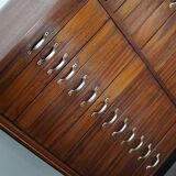 Vintage dutch mahogany jewelers / watchmakers cabinet, circa 1930