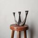 Vintage bronze chandelier Scandinavian country decor