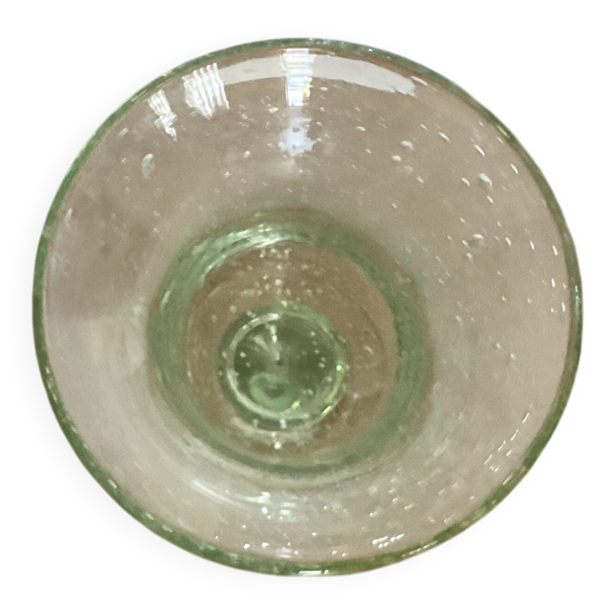 Signed BIOT bubble champagne glass
