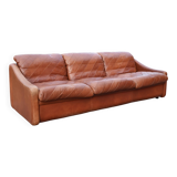 Vintage oxred Rolf Benz Leather Sofa