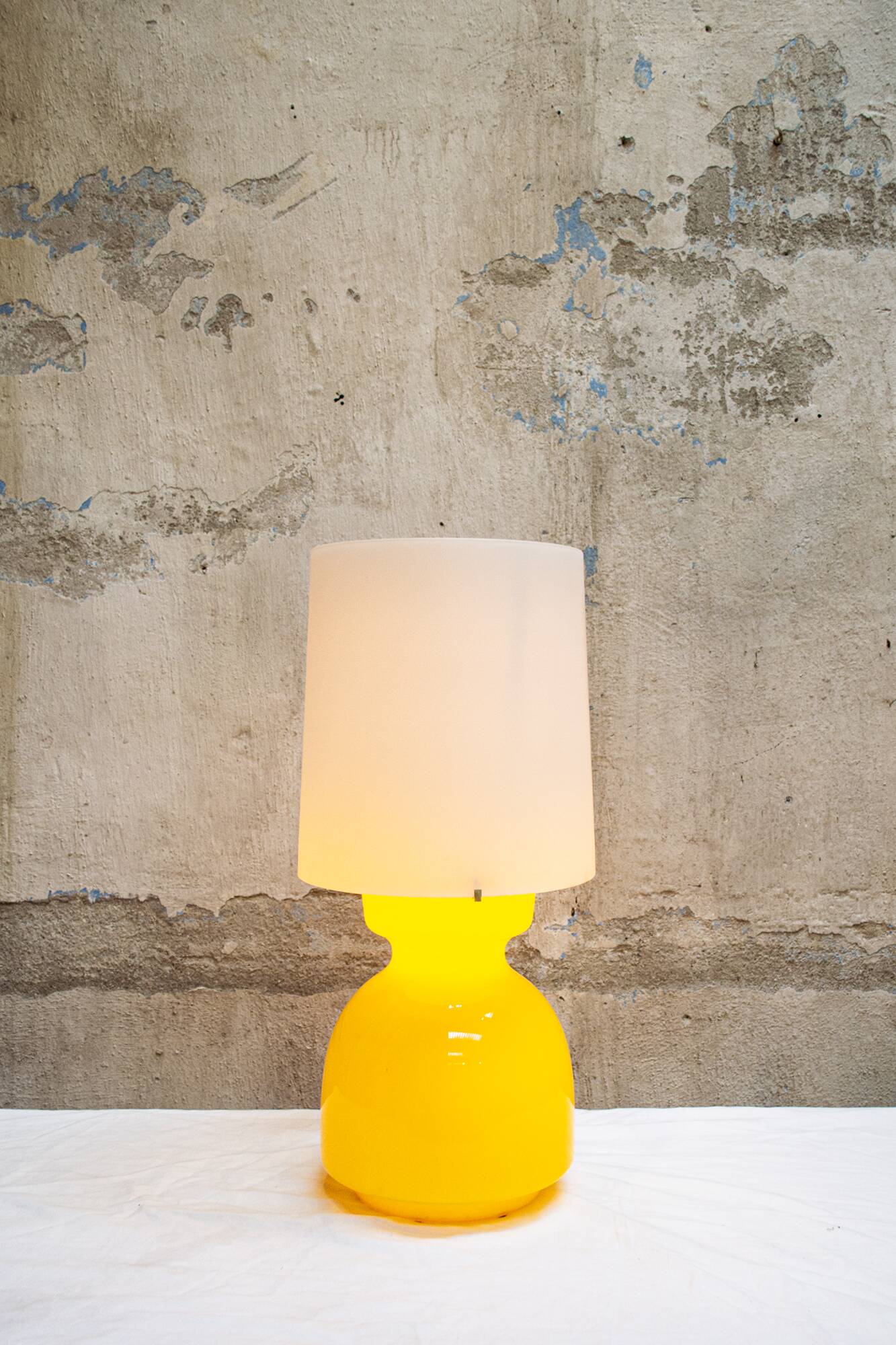 Italian Table Lamp in Murano Glass from Vistosi, 1960s