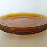 Flat plates Arcoroc Sierra amber