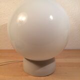 Globe lamp, ceramic and opaline, wall lamp or ceiling lamp
