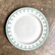 Boch Frères Keramis round dish in green ironstone, "Bonaparte" service