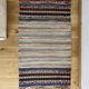 Pair of vintage scandinavian carpet 1960's wool weaves hand  74x142cm