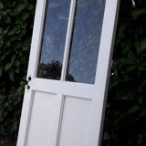 Porte 80x213cm palière vitrée en chêne ancienne