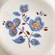 Assiettes à dessert  années 70 fleurs