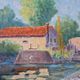 Christian Xapella (1927-2021), painter from Carcassonne - Oil on canvas - Saint Jean Paichère