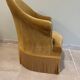Fauteuil crapaud jaune