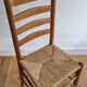 pair of vintage straw chairs