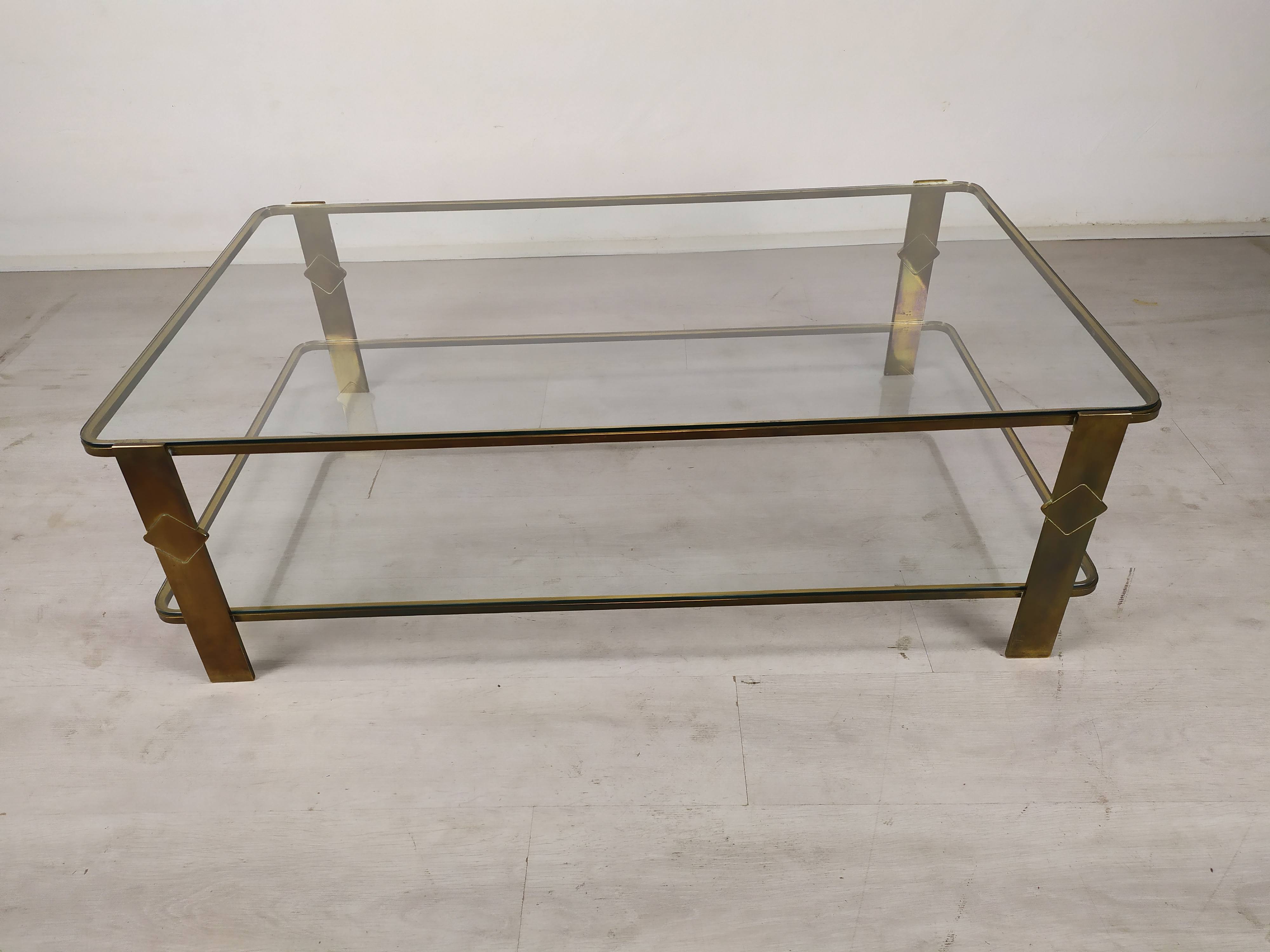 Coffee table bronze house malabert