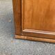 Scandinavian 2-door wooden sideboard chest of drawers 125cm