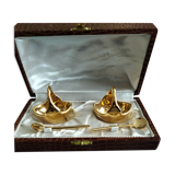 Duo salerons in porcelain from Limoges R Montigny