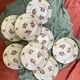 8 deep plates in Foëcy porcelain - 1930