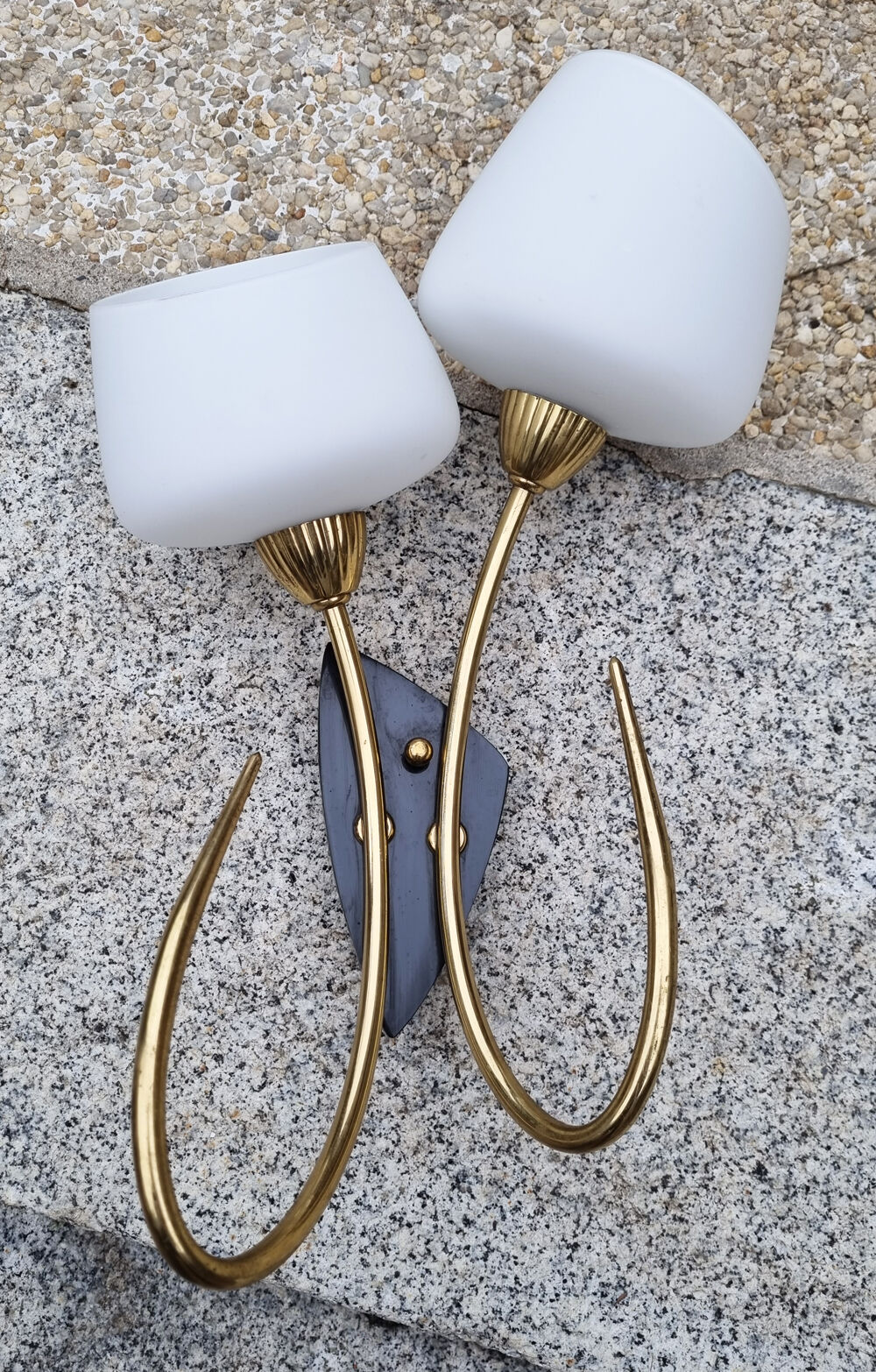 Applique double feux maison Arlus vintage années 50 Selency