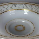 Centerpiece or opaline basin 19th century Greek decor, 33 cm. Very good condition. SBZ