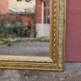 Large old gilded mirror 84x139cm