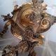 Pediment ornament gilded bronze furniture st Louis XV
