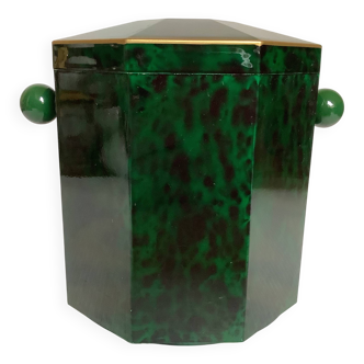 Seau à glace octogonal vert Melarti