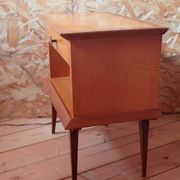 Bedside table with compass feet, 1950s