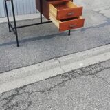 Vintage wood and metal desk