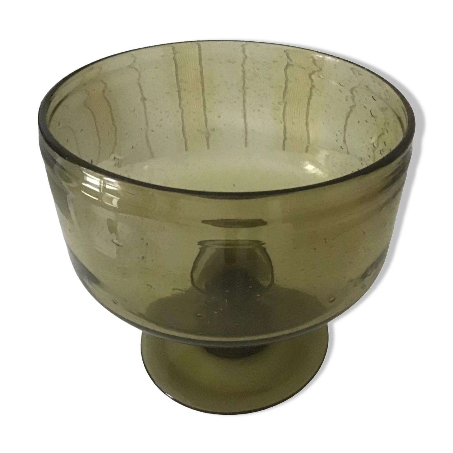 Biot blown glass sangria punch cup