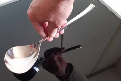 Ercuis silversmith / Serving spoons 26.5 cm in silver-plated metal