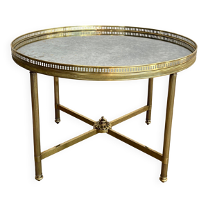 Table basse en laiton,