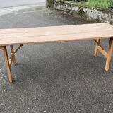Painted folding brasserie table