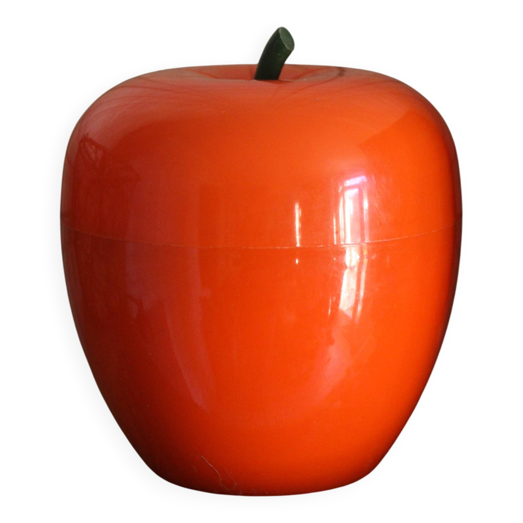 Vintage seventies plastic apple ice bucket