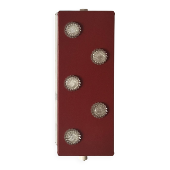 Wall light with pivoting metal shutter, 1960s design