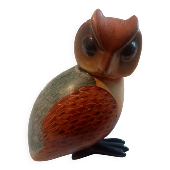 Beautiful ceramic owl from the 70s signed noelle