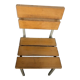 Wooden and iron chair suites from the 70's