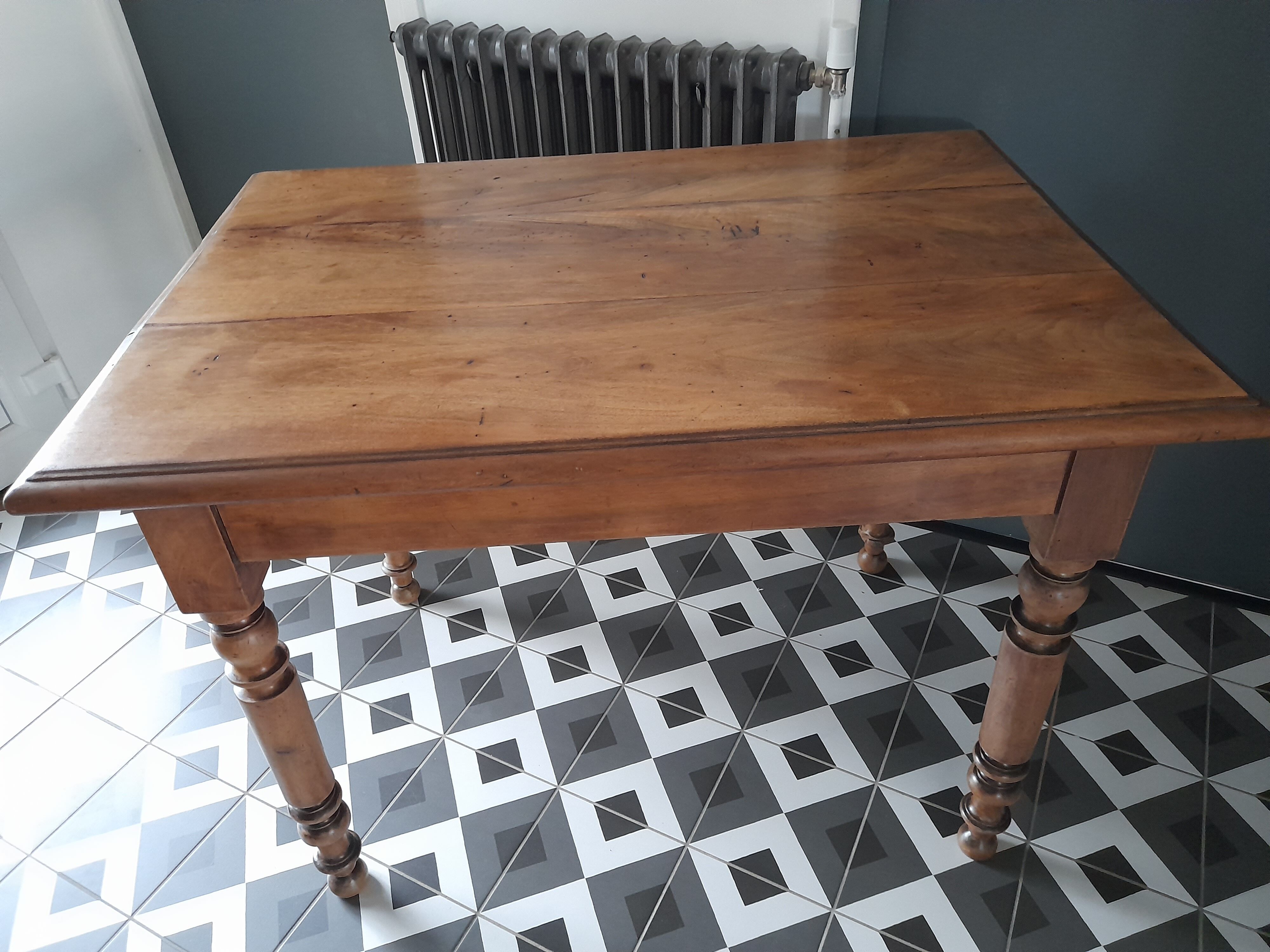Old farmhouse table