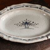 Rouen earthenware dish "black ass"