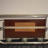 Coat and hat racks in aluminum from the 1950s