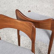 Midcentury set of 4 chairs in teak by Arne Hovmand Olsen for Mogens Kold