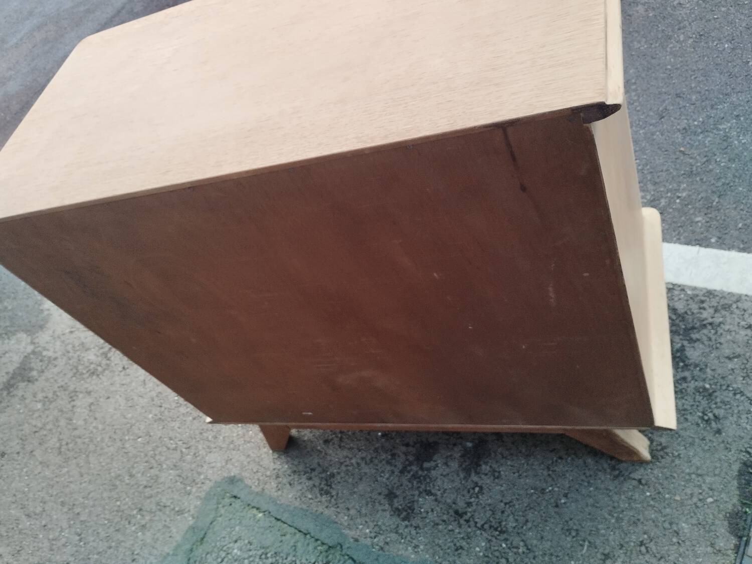 Commode pieds compas ancien vintage