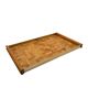 Hollywood regency bamboo and brass tray, Italy 1970s