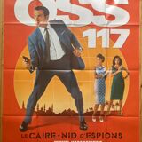Affiche cinéma originale "OSS 117 le Caire nid d'espions" Jean Dujardin