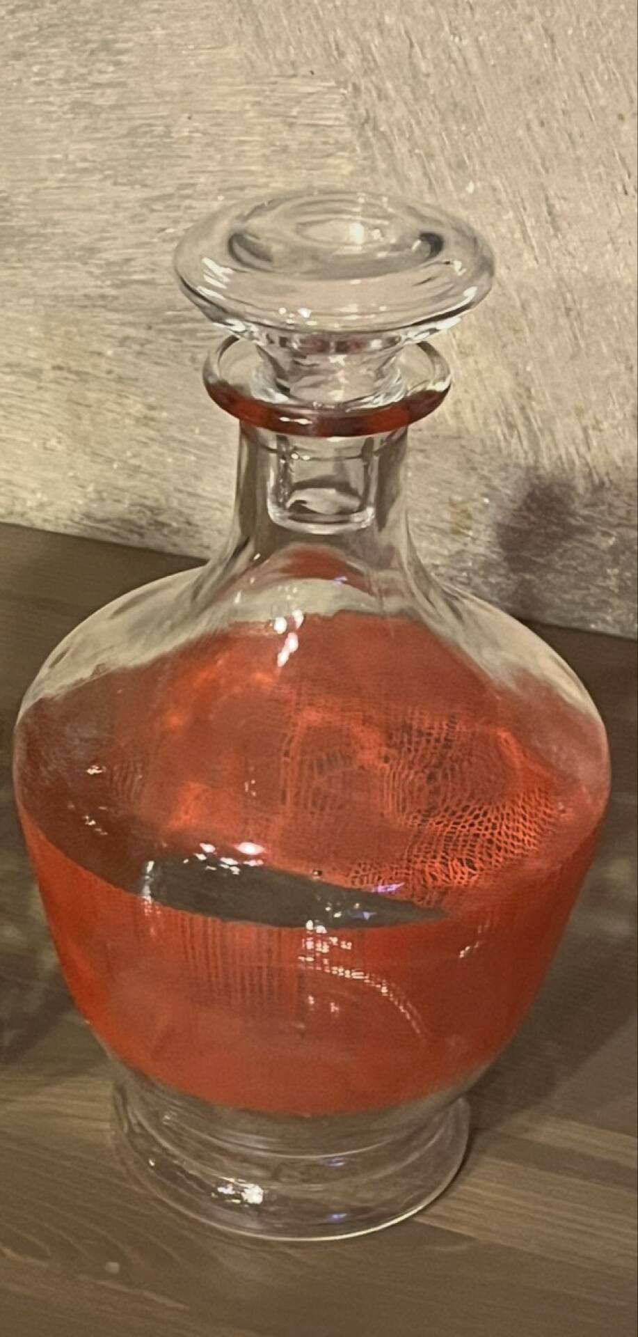 Duo de carafes à liqueur mid-century – années 60