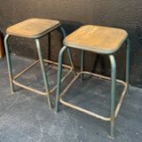Pair of industrial stools
