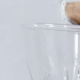 Service de 6 verres à vin ciselés