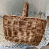 Antique rattan/wicker basket
