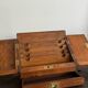 Small wooden mail storage unit