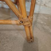 Chaise haute en rotin,  bambou